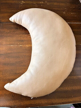 Gathre Moon Pillow Crescent Accent Pillow tan